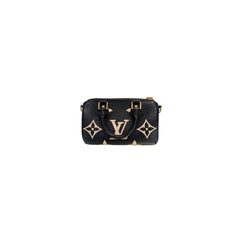 Louis Vuitton Nano Speedy Bandouliere Bicolour Monogram
