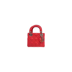 Dior Mini Lady Dior Lambskin Red