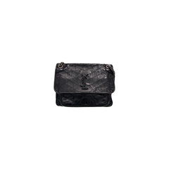 Saint Laurent Medium Niki Bag Calfskin Black