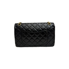 Chanel Medium 2.55 Handbag Aged Calfskin Black