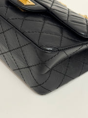 Chanel Medium 2.55 Handbag Aged Calfskin Black