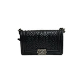 Chanel Medium Boy Bag Calfskin Black
