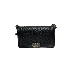 Chanel Medium Boy Bag Calfskin Black