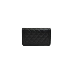 Chanel Boy Wallet On Chain Caviar Black (Microchip)