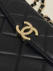 Chanel Small Secret Box Lambskin Black (Microchip)