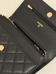 Chanel Wallet On Chain Caviar Black (Microchip)