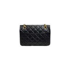 Chanel Mini 2.55 Handbag Aged Calfskin Black (Microchip)
