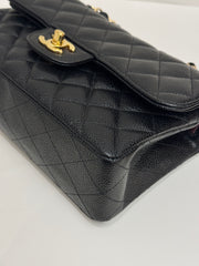 Chanel Medium Classic Double Flap Bag Caviar Black