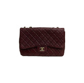 Chanel Jumbo Classic Double Flap Bag Lambskin Rouge