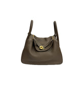 Hermes Lindy 30 Clemence Etoupe STAMP D