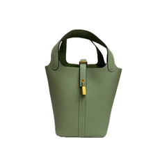 Hermes Picotin 18 Clemence Vert Criquet STAMP B