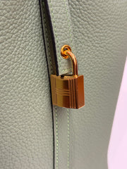 Hermes Picotin 18 Clemence Vert Criquet STAMP B
