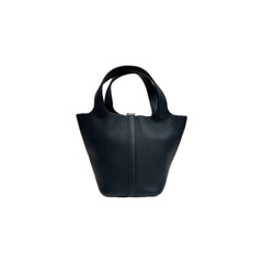 Hermes Picotin 18 Clemence Dark Green STAMP Z