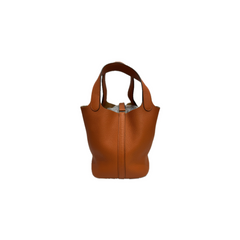 Hermes Picotin 18 Clemence Orange STAMP X