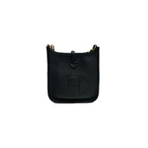 Hermes Mini Evelyne Clemence Black STAMP U
