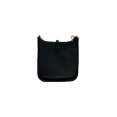 Hermes Mini Evelyne Clemence Black STAMP U