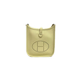 Hermes Mini Evelyne Clemence Jaune Milton STAMP W