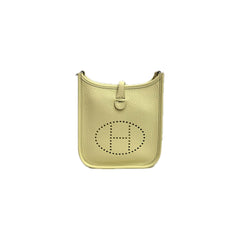 Hermes Mini Evelyne Clemence Jaune Milton STAMP W
