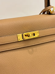 Hermes Kelly 25 Togo Chai STAMP U