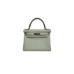 Hermes Kelly 28 Togo Gris Neve STAMP W