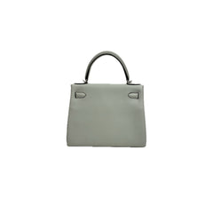 Hermes Kelly 28 Togo Gris Neve STAMP W