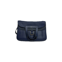 Hermes Halzan 31 Clemence Blue Nuit SUARE R