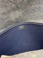 Hermes Halzan 31 Clemence Blue Nuit SUARE R