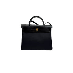 Hermes Herbag 31 Black STAMP B