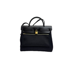 Hermes Herbag 31 Black STAMP B