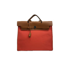 Hermes Herbag 39 Orange SQUARE O