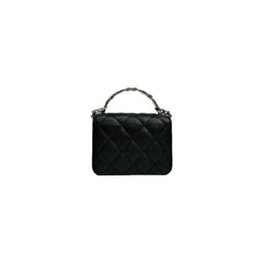 Chanel Top Handle Clutch with Chain Caviar Black (Microchip)