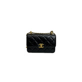 Chanel Mini Perfect Fit Flap Calfskin Black (Microchip)