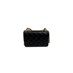 Chanel Mini Perfect Fit Flap Calfskin Black (Microchip)