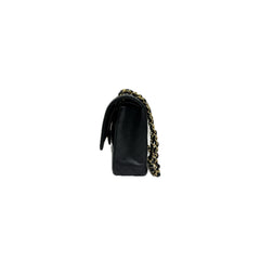 Chanel Medium Classic Double Flap Bag Caviar Black (Microchip)
