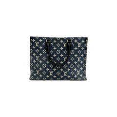 Louis Vuitton On The Go MM Denim Monogram Blue