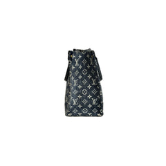 Louis Vuitton On The Go MM Denim Monogram Blue