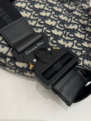 Dior Homme Saddle Bag Dior Oblique Jacquard