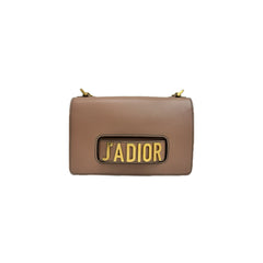 DIOR J'ADIOR Medium Flap Bag With Chain Pink