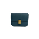 Celine Medium Classic Box Goatskin Green