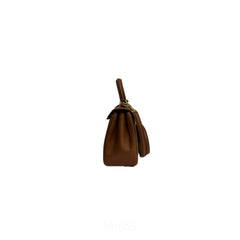 Celine Small 16 Bag in Natural Calfskin Tan