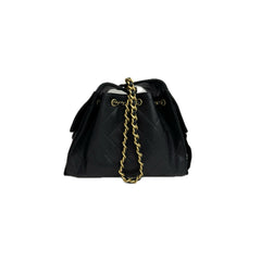 Chanel Small 25 Bag Grained Calfskin Black (Microchip)