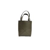 Loewe Mini Puzzle Fold Tote in Shiny Calfskin