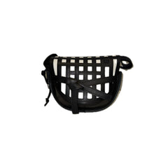 Loewe Small Gate Dual Bag in Soft Calfskin Black/White Grid