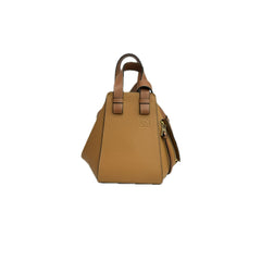 Loewe Small Hammock Bag in Soft Grained Calfskin Toffee