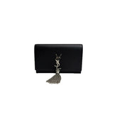 Saint Laurent Mini Kate Bag Grained Calfskin Black