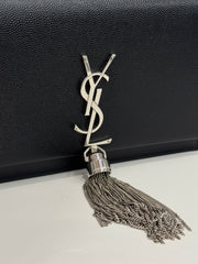 Saint Laurent Mini Kate Bag Grained Calfskin Black