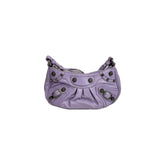 Balenciaga Mini Le Cagole with Chain Lambskin Purple