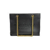 Balenciaga Medium Duty Free Tote Bag Calfskin Black