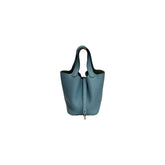 Hermes Picotin 18 Clemence Blue du Nord STAMP A