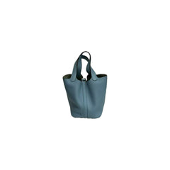 Hermes Picotin 18 Clemence Blue du Nord STAMP A